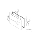 GE GFE28GELIDS freezer door diagram
