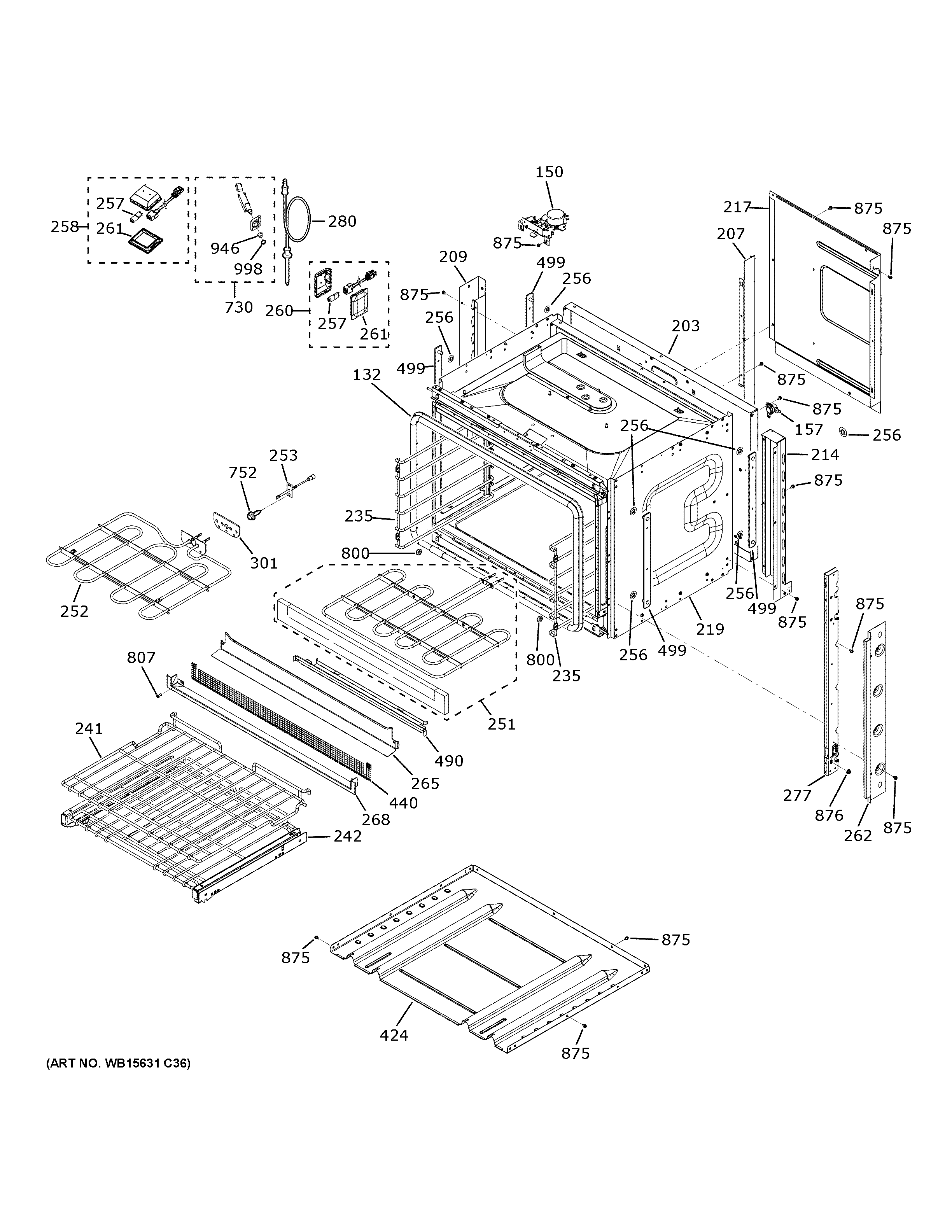 GE ZKS90DSSN2SS body parts diagram