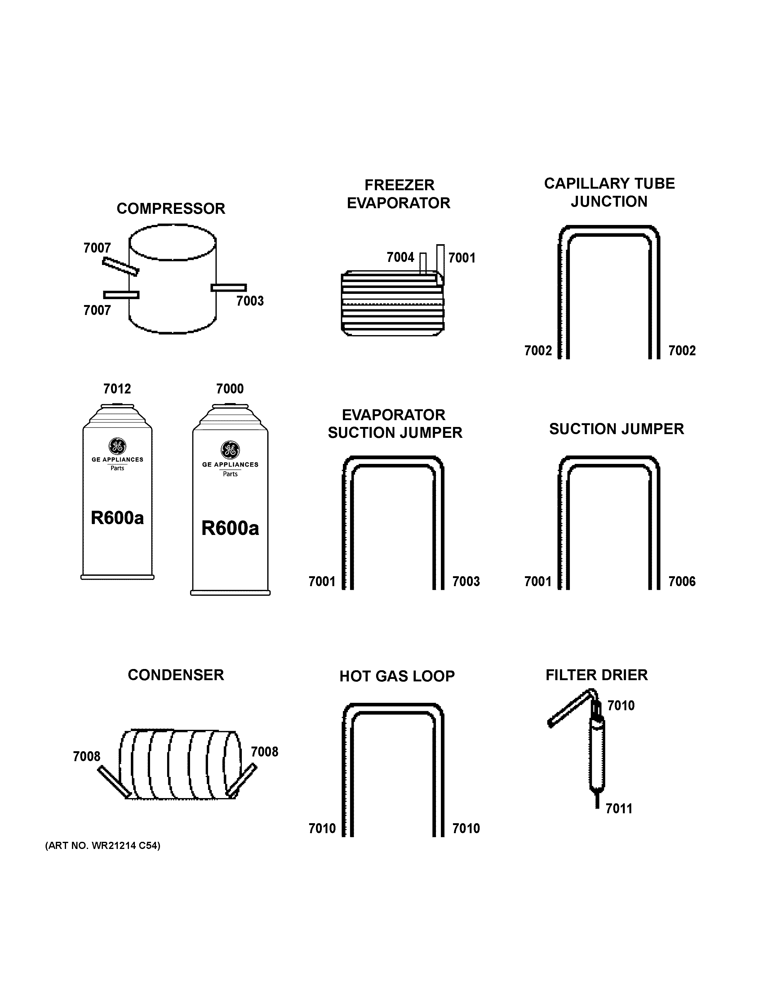 GE PSB42YSNKSS lokring connectors diagram