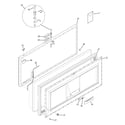 GE FCM15HDPAWH freezer door diagram