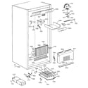 GE ZIF36NMBLH cabinet parts (1) diagram