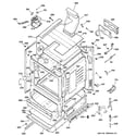 GE JGBP28TEJ1WW body parts diagram