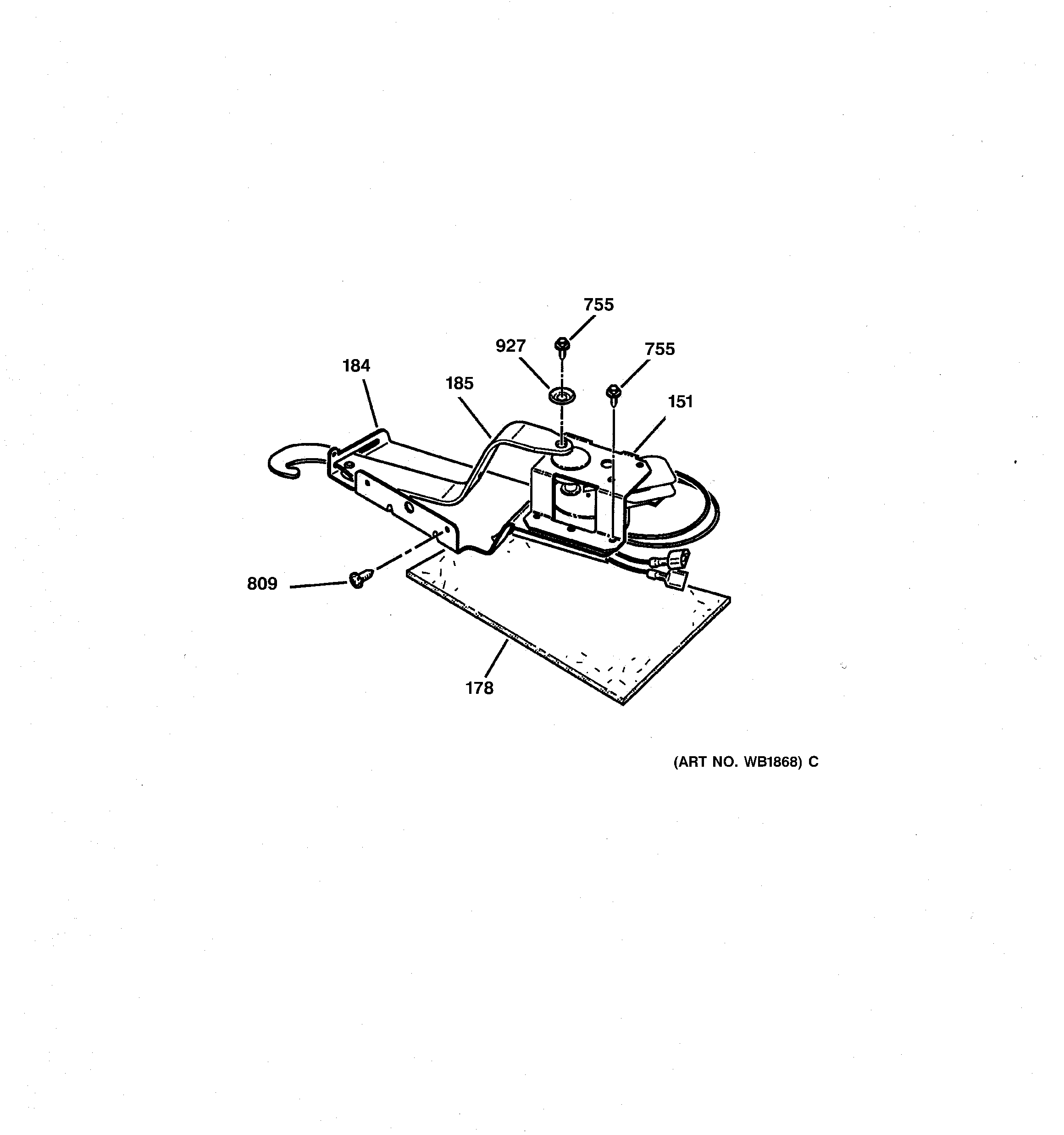 GE JCSP31BW4BB door lock diagram