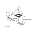 GE GSDL332F01WW motor-pump mechanism diagram