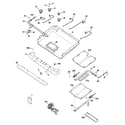 GE JGBP87SEL2SS gas & burner parts diagram