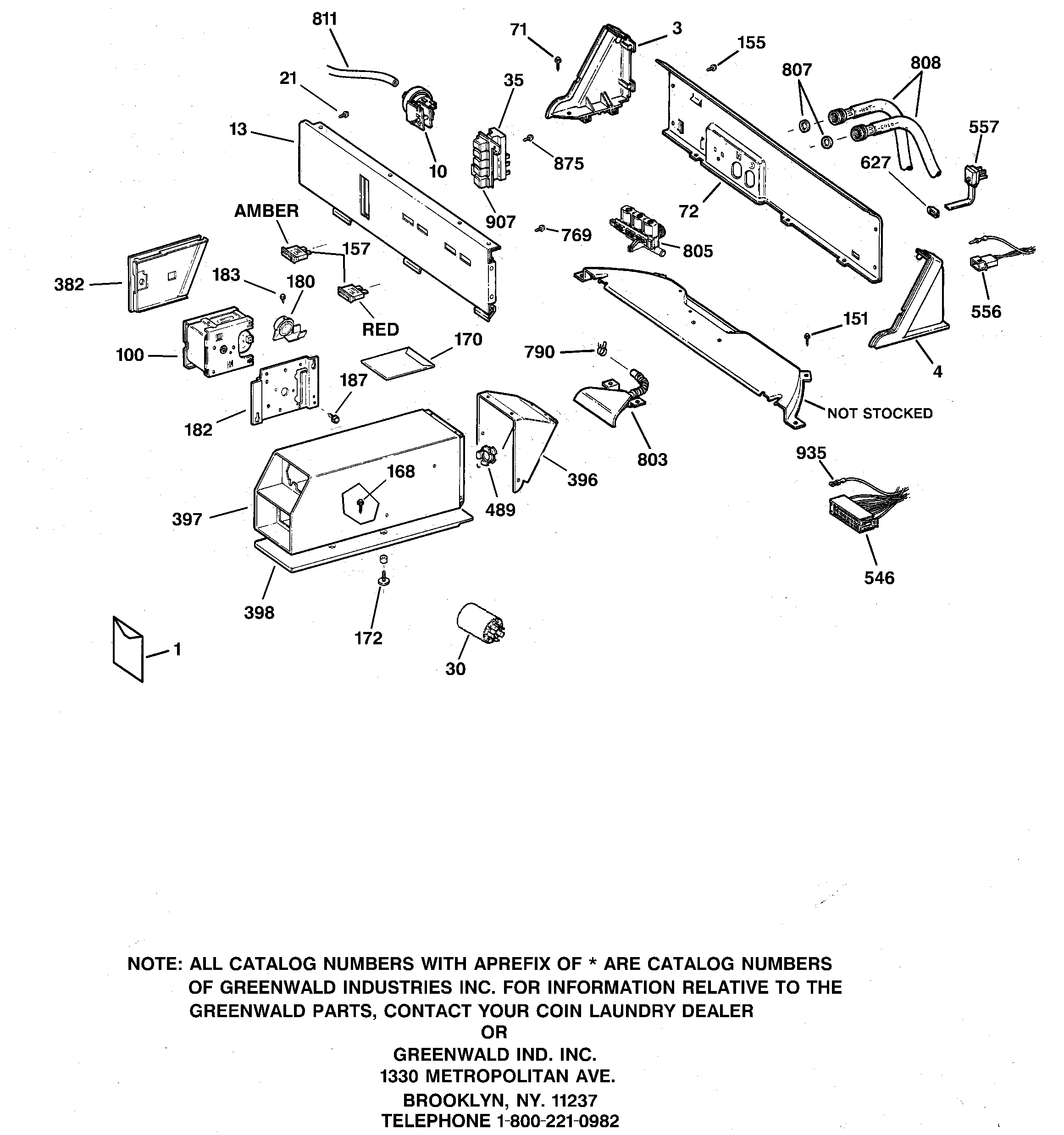 GE WCCB1030F3WC controls & backsplash diagram