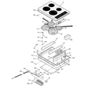 GE PP950WM1WW cooktop parts diagram