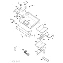 GE JGBP28CEM1WW gas & burner parts diagram