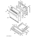 GE JGBS23WEV5WW door & drawer parts diagram