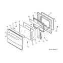 GE PK916SM1SS door diagram