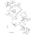 GE JGBP30WEV4WW gas & burner parts diagram