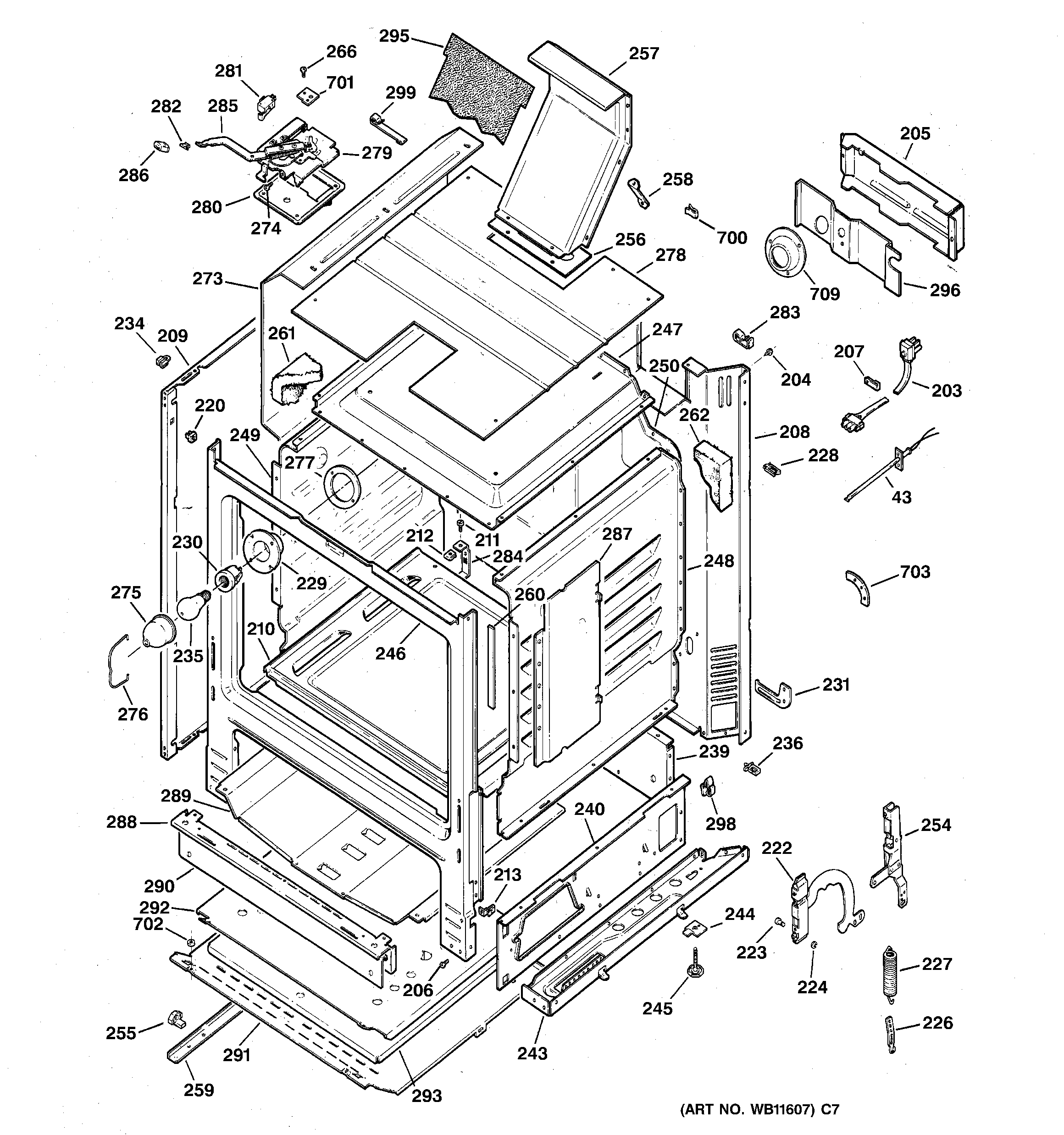 GE JGBP30WEV4WW body parts diagram