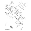 GE JGB916BEK6BB gas & burner parts diagram