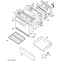 GE JGBP27DEM1WW door & drawer parts diagram