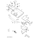 GE JGBP85BEL2BB gas & burner parts diagram