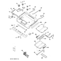 GE PGB916DEM1WW gas & burner parts diagram