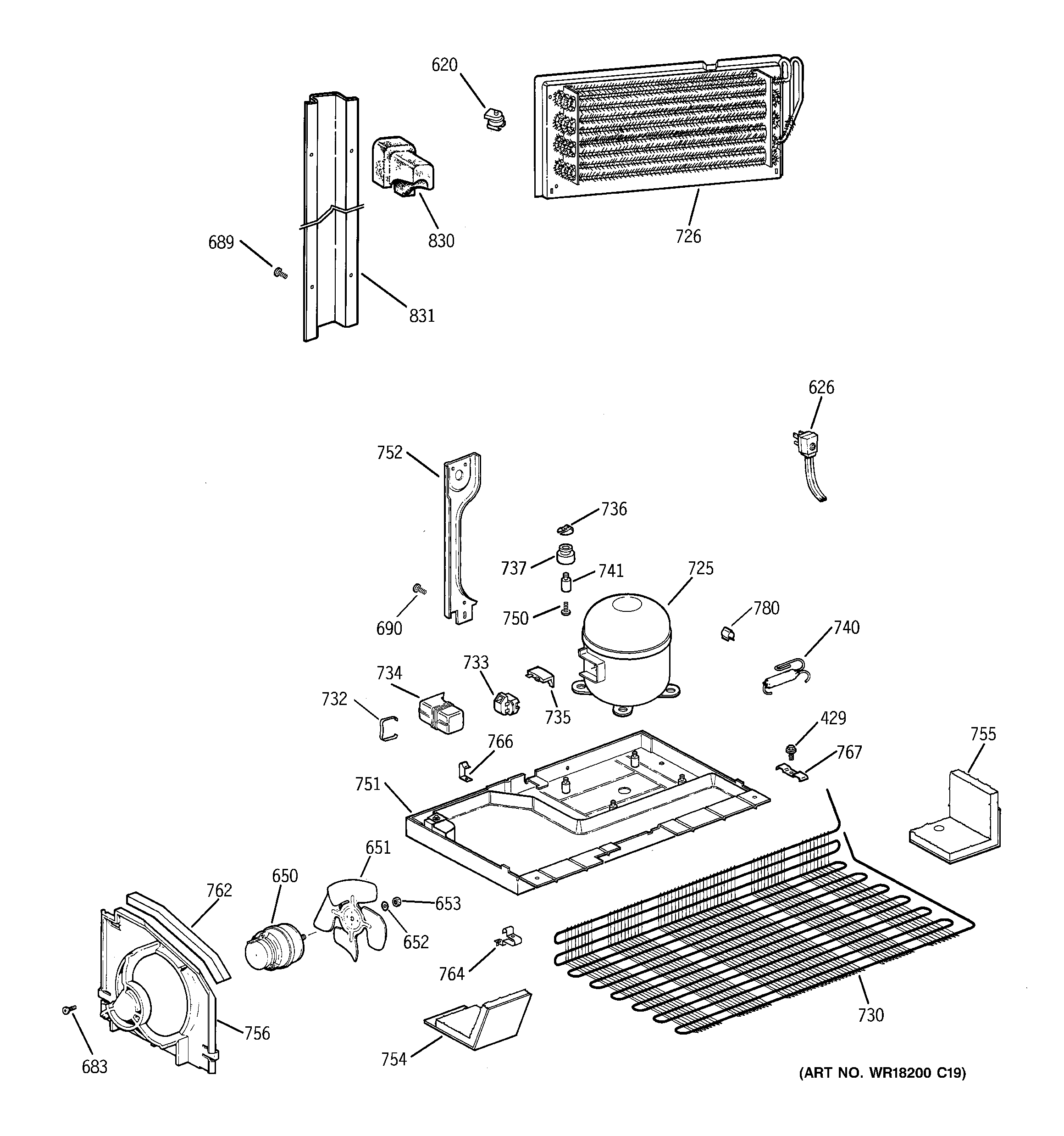 Kenmore 36378967895 unit parts diagram