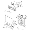 Kenmore 36315161791 escutcheon & door assembly diagram