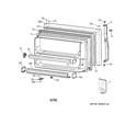 Kenmore 36368965897 freezer door diagram