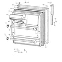 GE TBX18SABLLWW fresh food door diagram