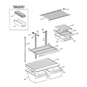 GE TBX18SABLLWW shelf parts diagram