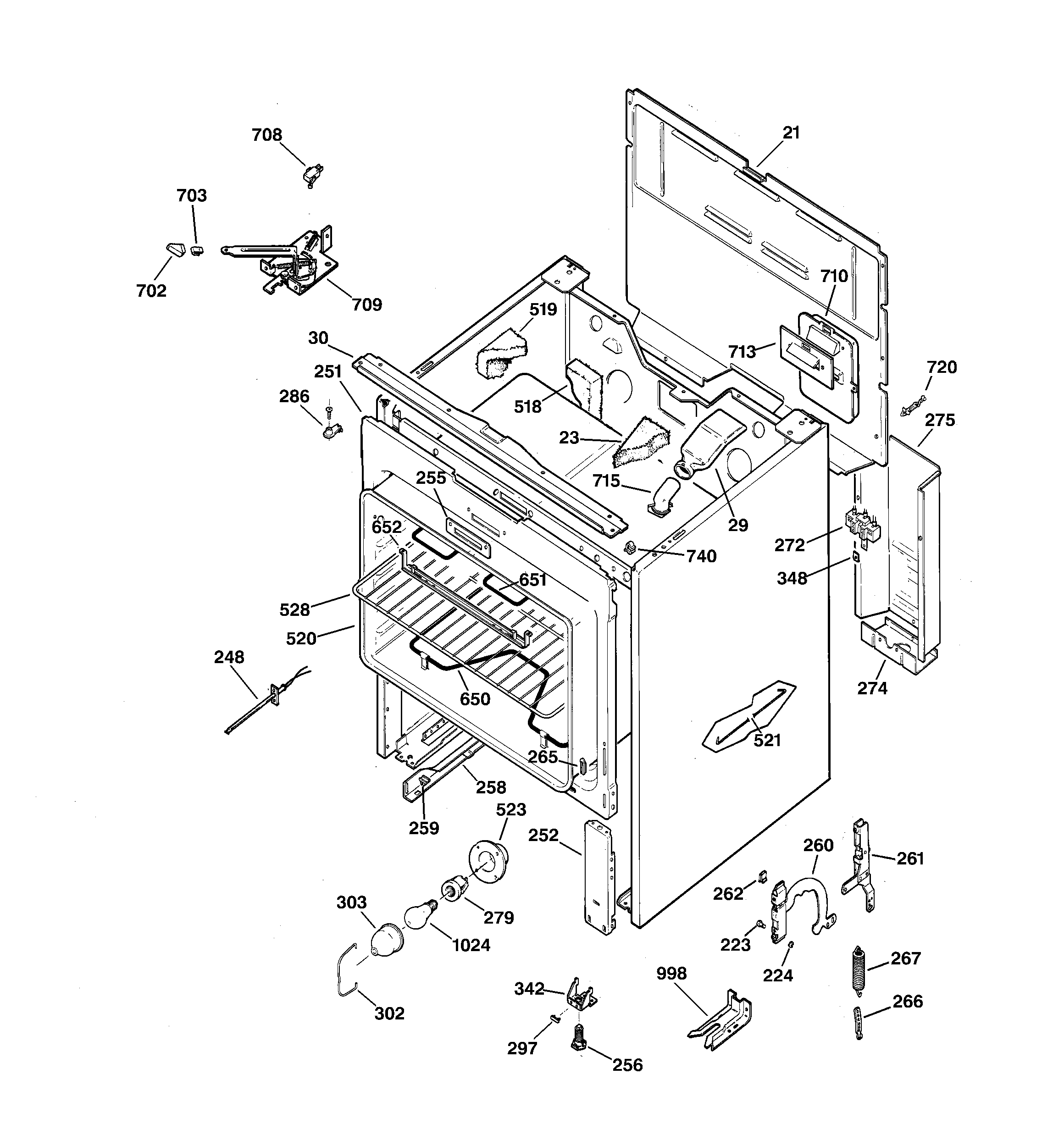 GE JBP66DY5AD body parts diagram
