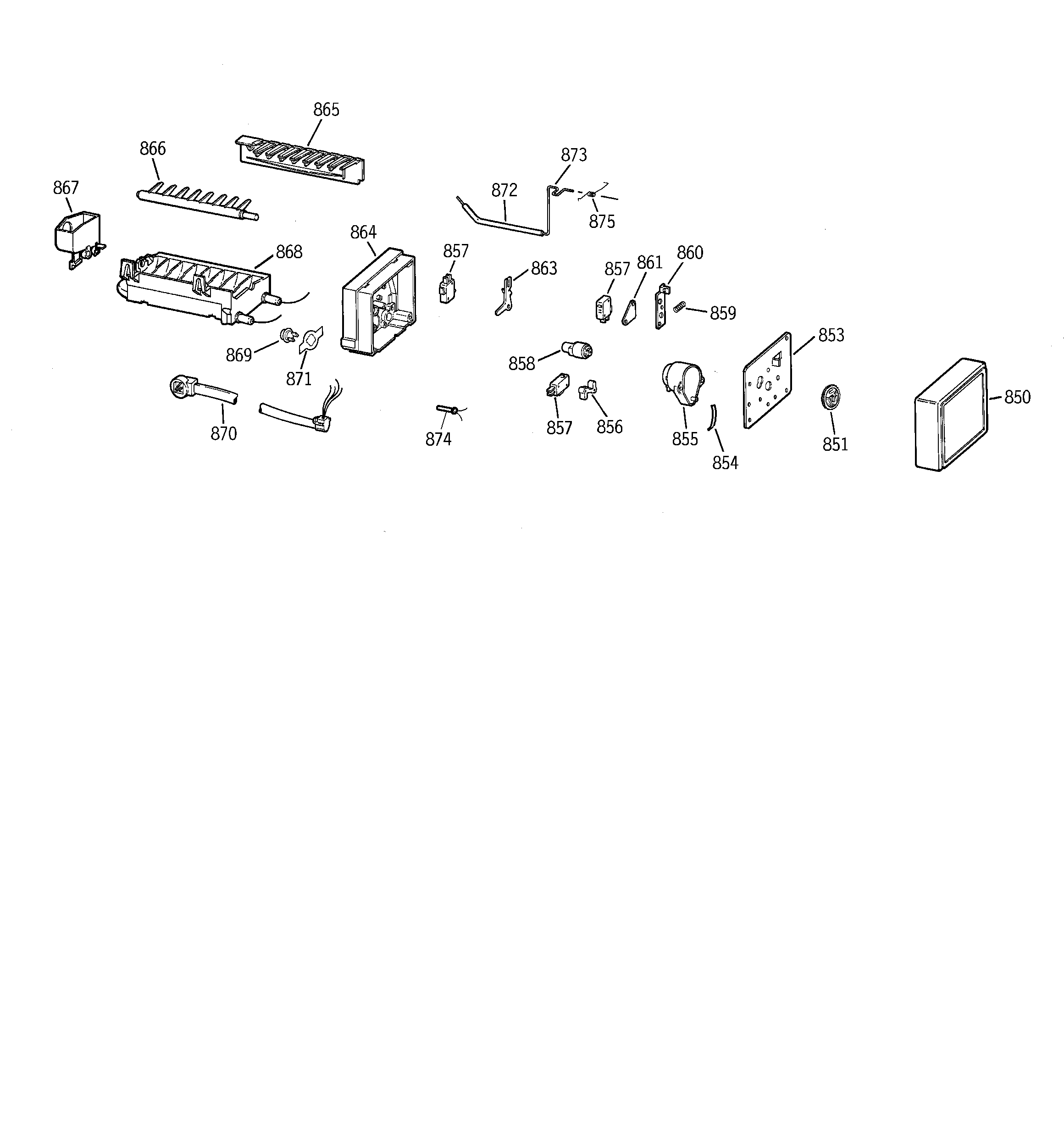 GE TFX20JRBBAA icemaker wr30x0327 diagram