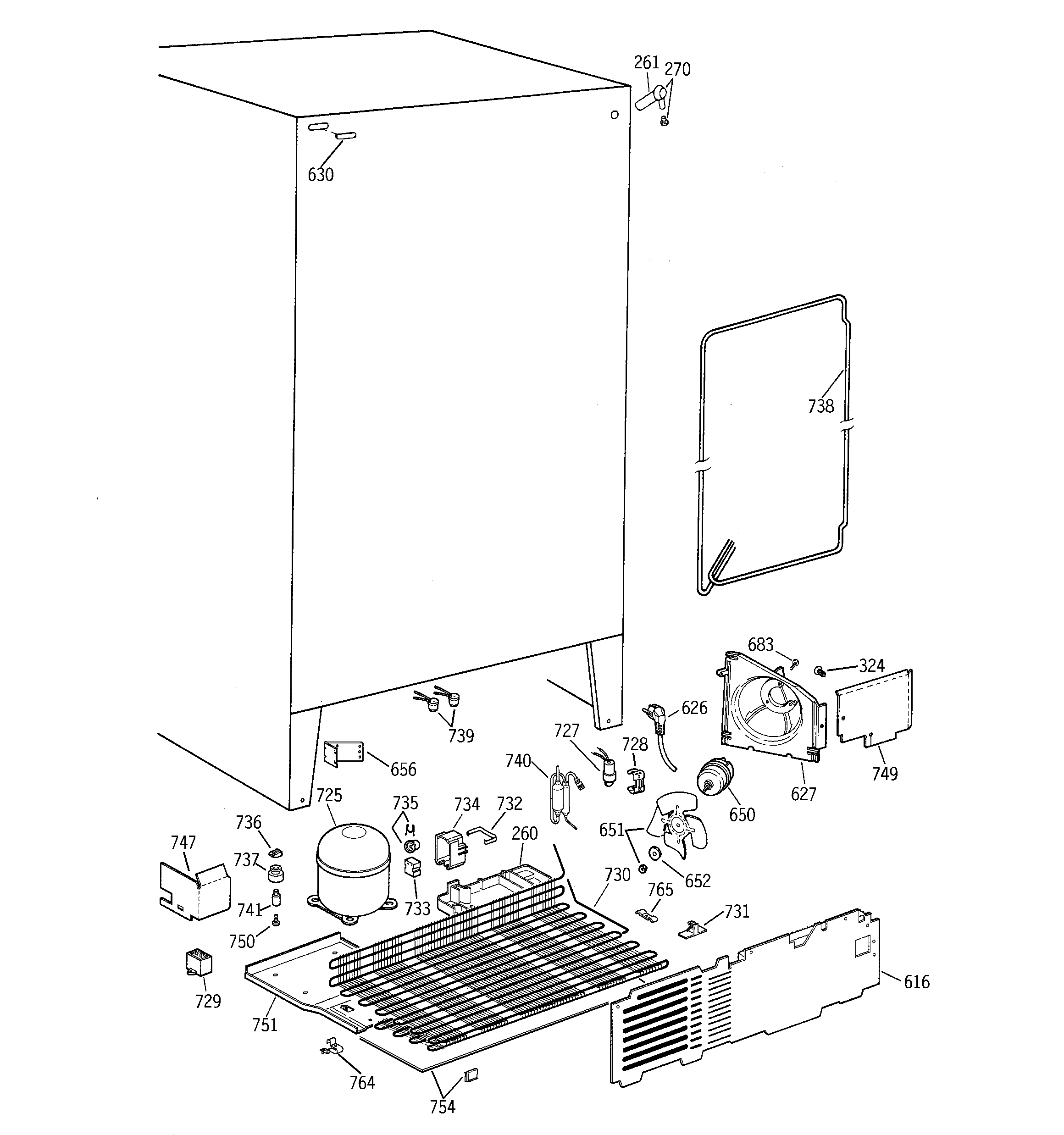 GE TFJ22JABBWW unit parts diagram