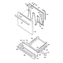GE JGBS21PEA3AD door & drawer parts diagram