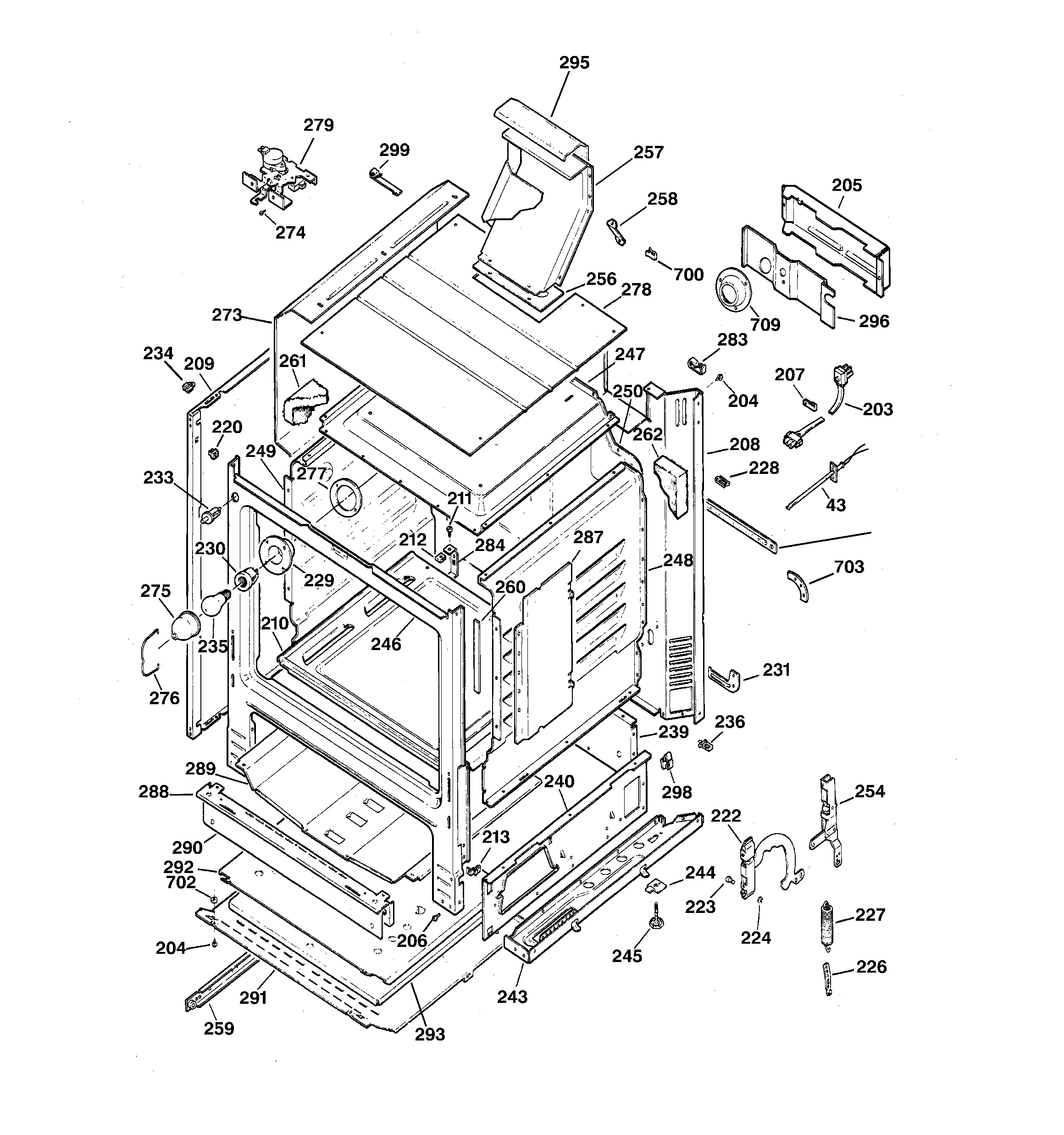 GE JGBP85AEA2AA body parts diagram