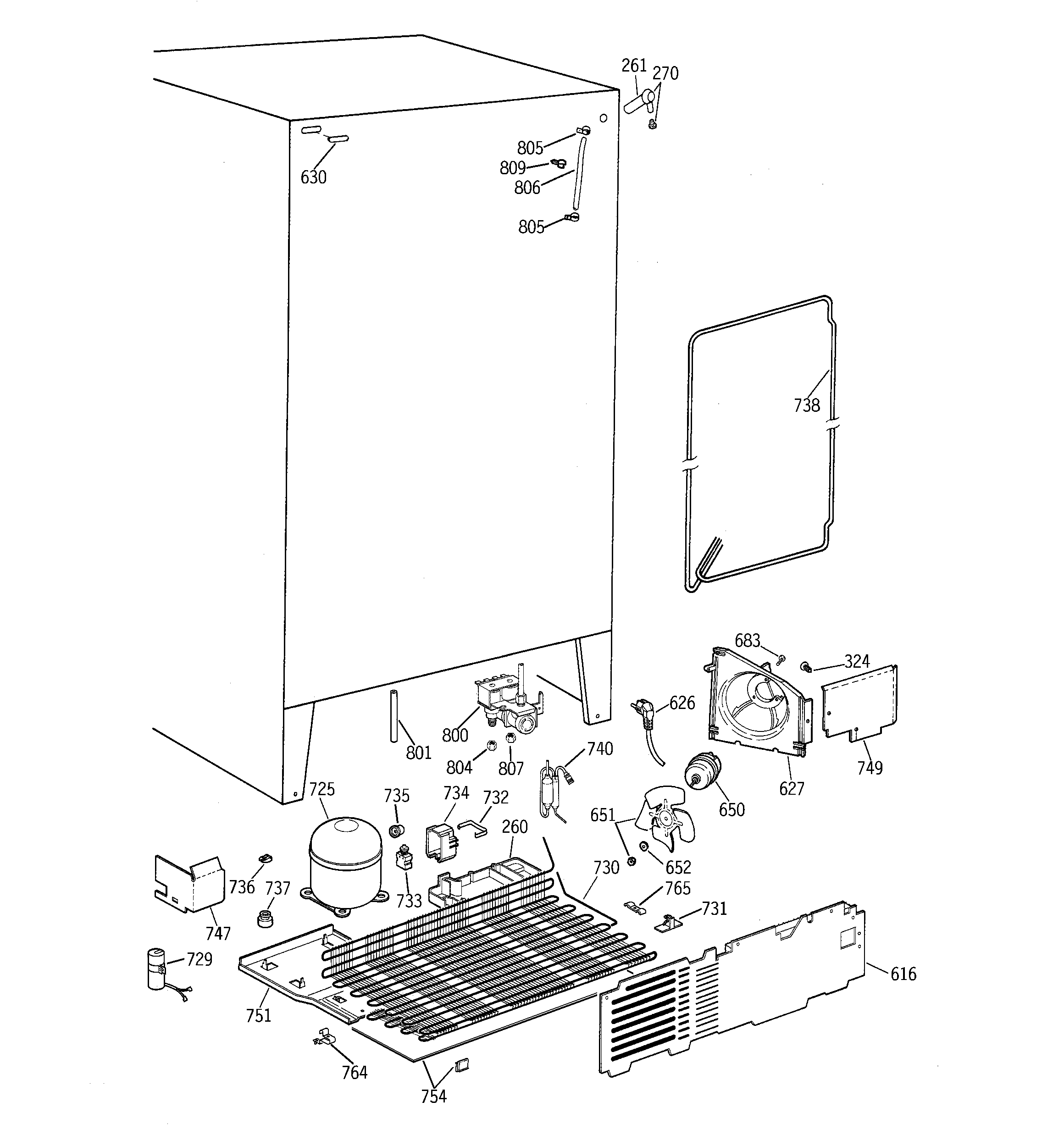 GE TPG21JRBBBB unit parts diagram