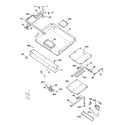 GE JGBP35GXA2WW gas burner parts diagram