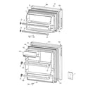 GE TBX14SYBHLAA doors diagram