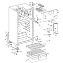 GE TBX14SYBHLAA cabinet diagram