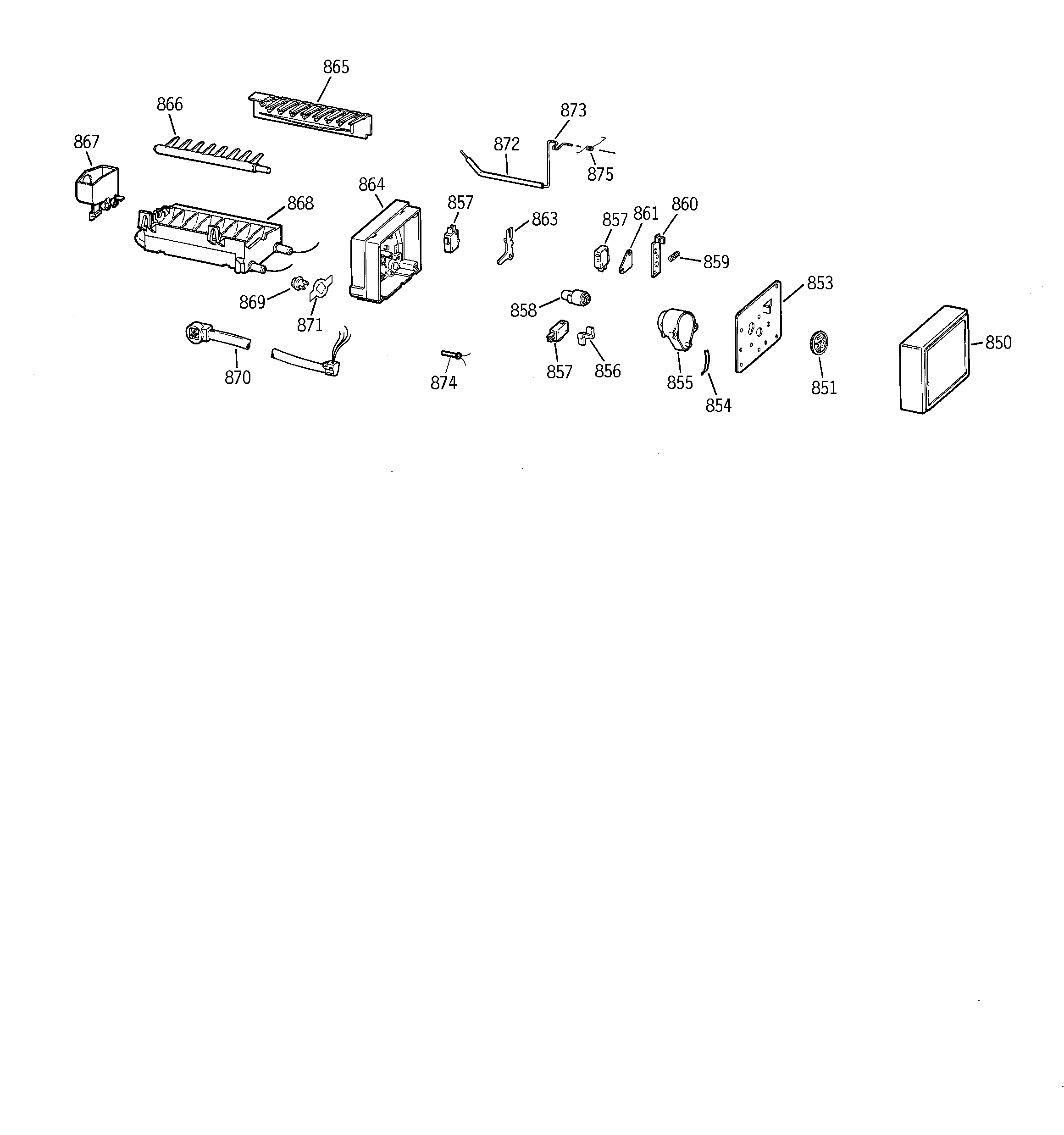 GE TFT22PRBBWW icemaker wr30x0327 diagram