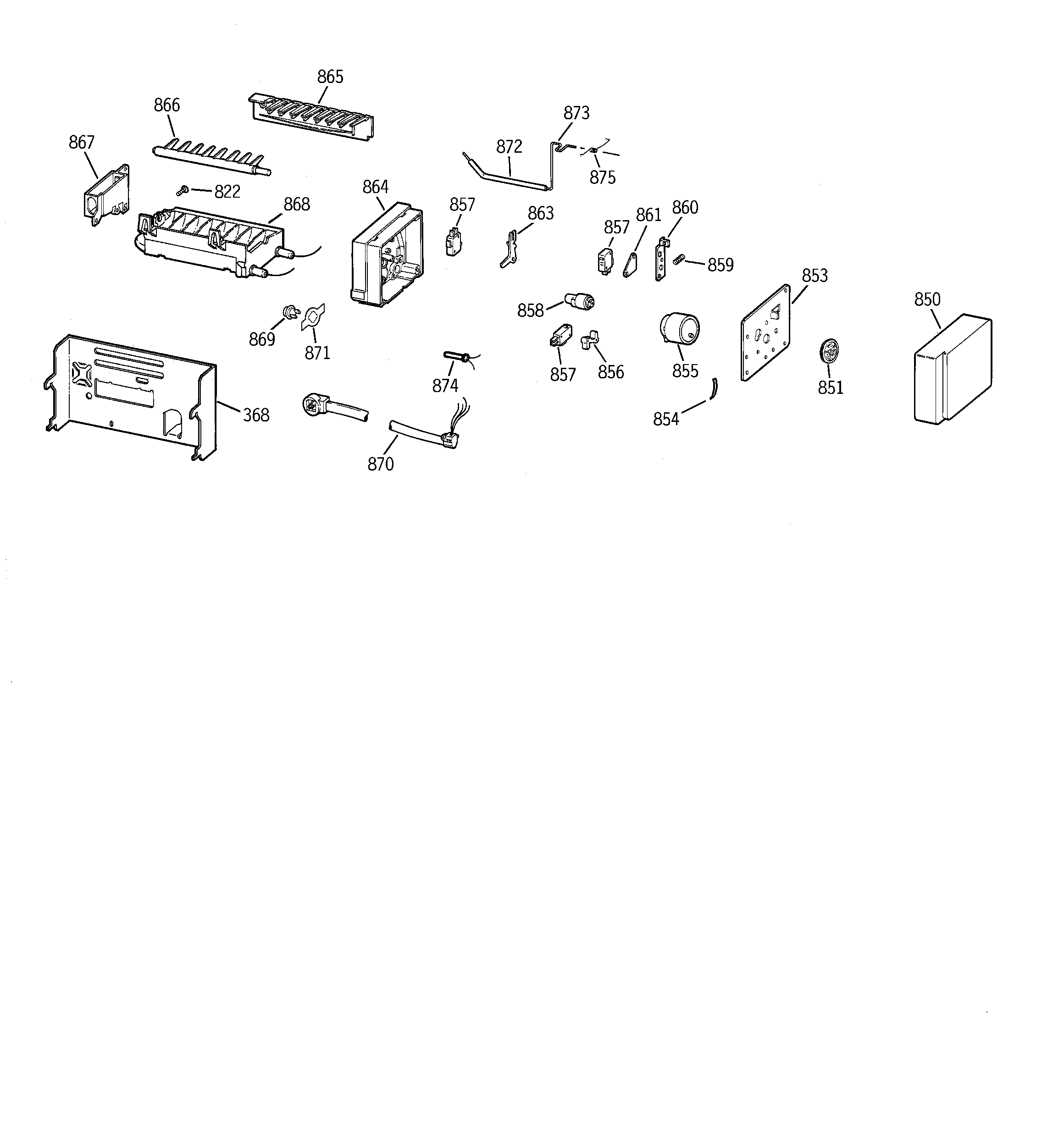 GE TFK28ZRBBAA icemaker wr30x0331 diagram