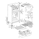 GE TBT18TABJRWW cabinet diagram