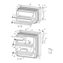 GE TBJ16JABLRAA doors diagram