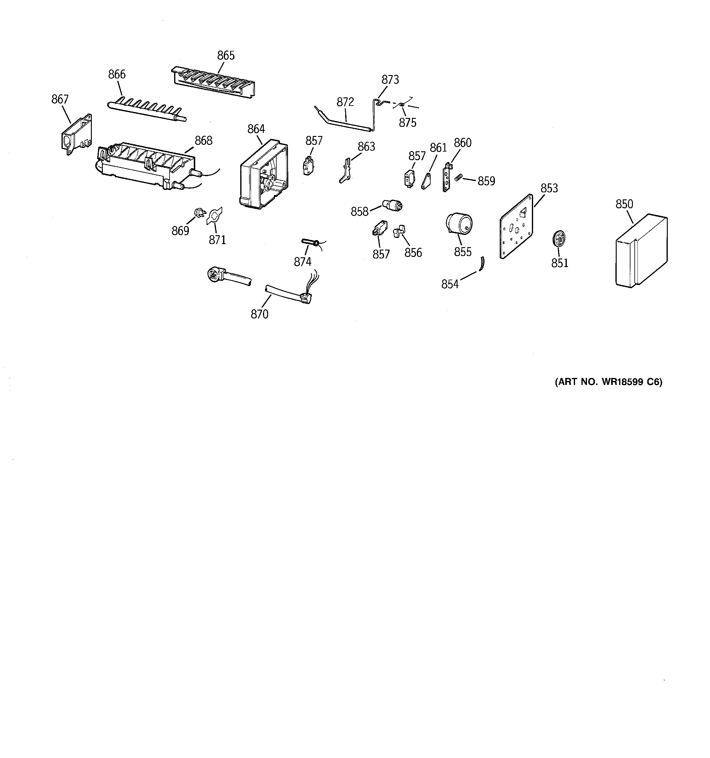 GE TFZ22JRBCWW icemaker wr30x0330 diagram