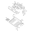 GE JGBS20BEA1WH cooktop diagram