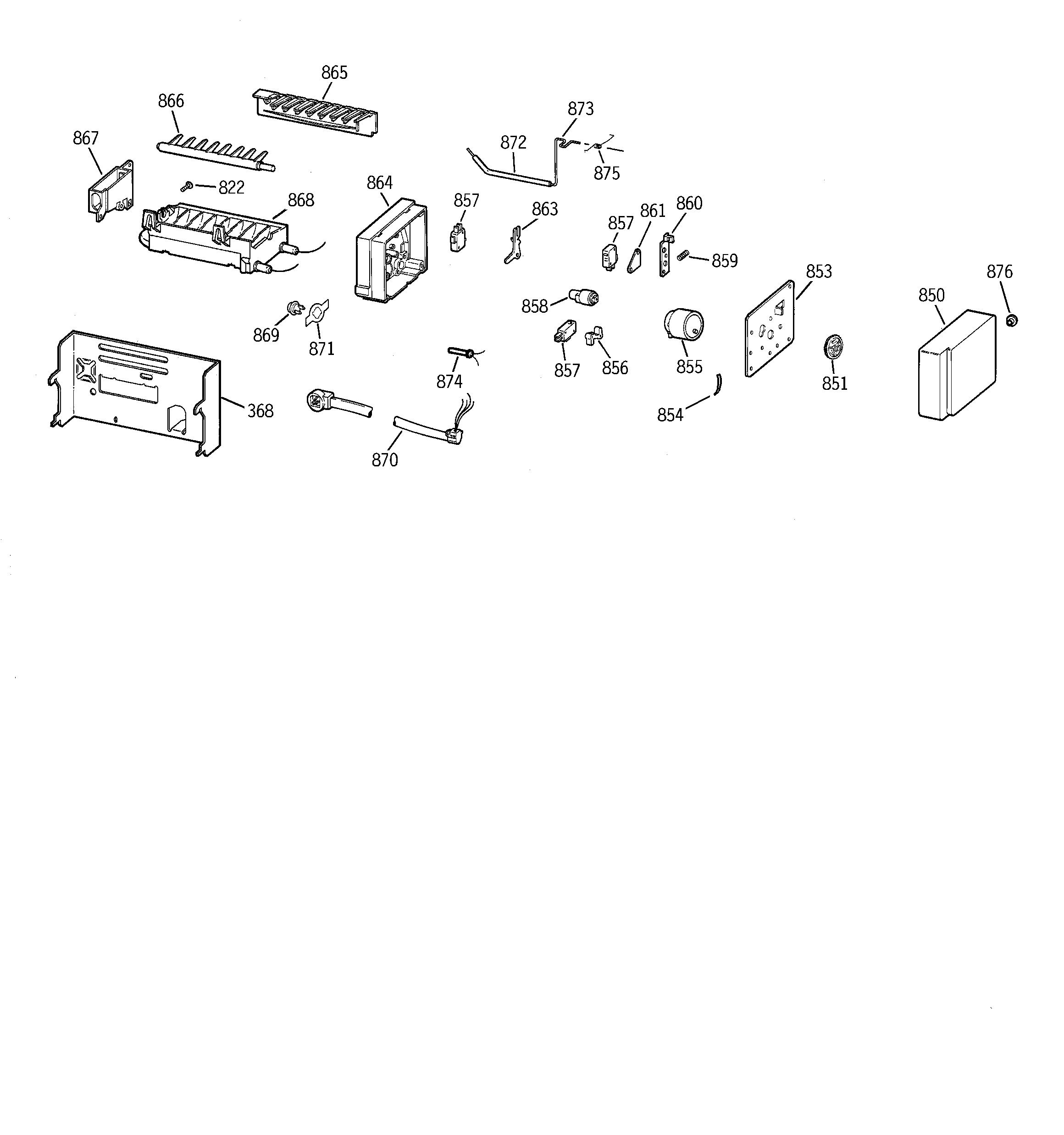 GE TFT30PRBCWW icemaker wr30x0328 diagram