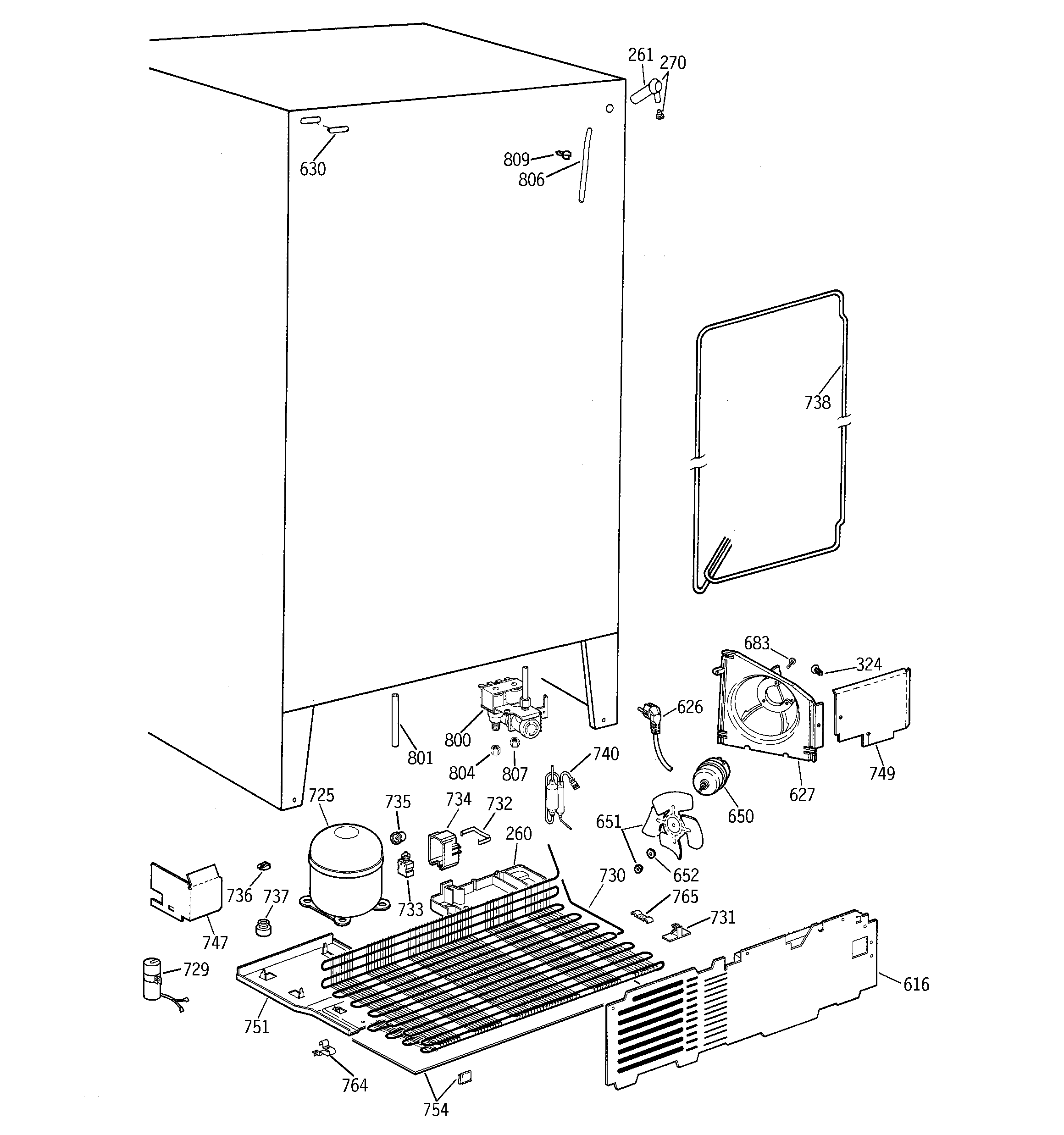 GE TPG21JRCCBB unit parts diagram