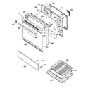 GE JGBP27BEA4AD door parts diagram