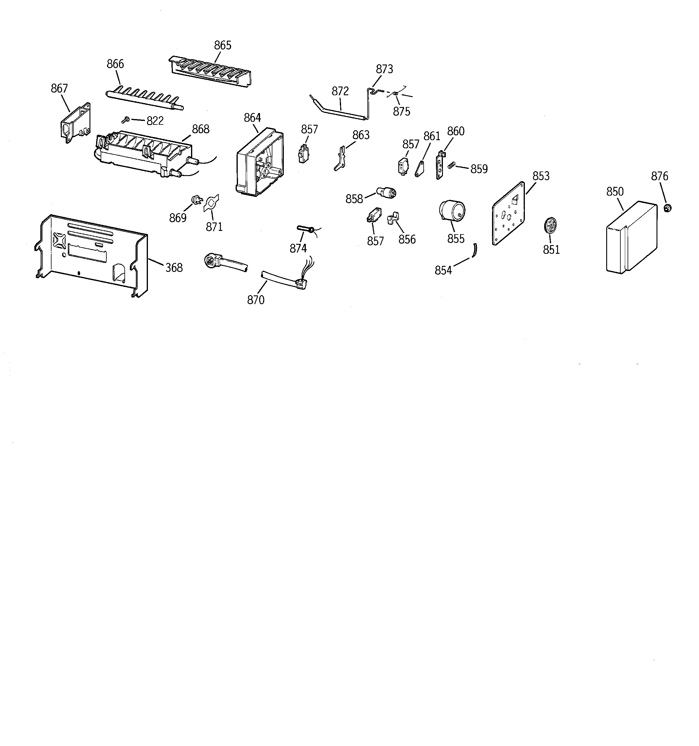 GE TPX24BPBEWW icemaker wr30x0328 diagram