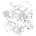 GE JES733WY01 microwave parts diagram