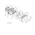 GE JGSP23WEW1WW door diagram