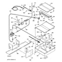 GE JGSP23WEW1WW oven burner diagram