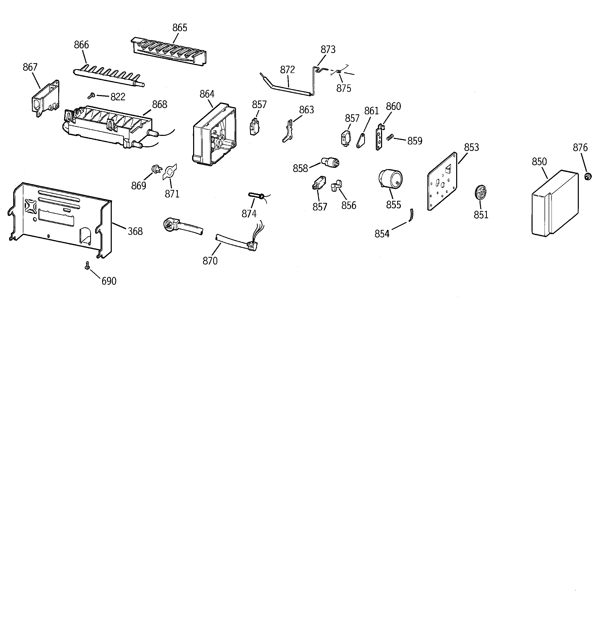 GE TFJ28PFBEAA icemaker wr30x0328 diagram
