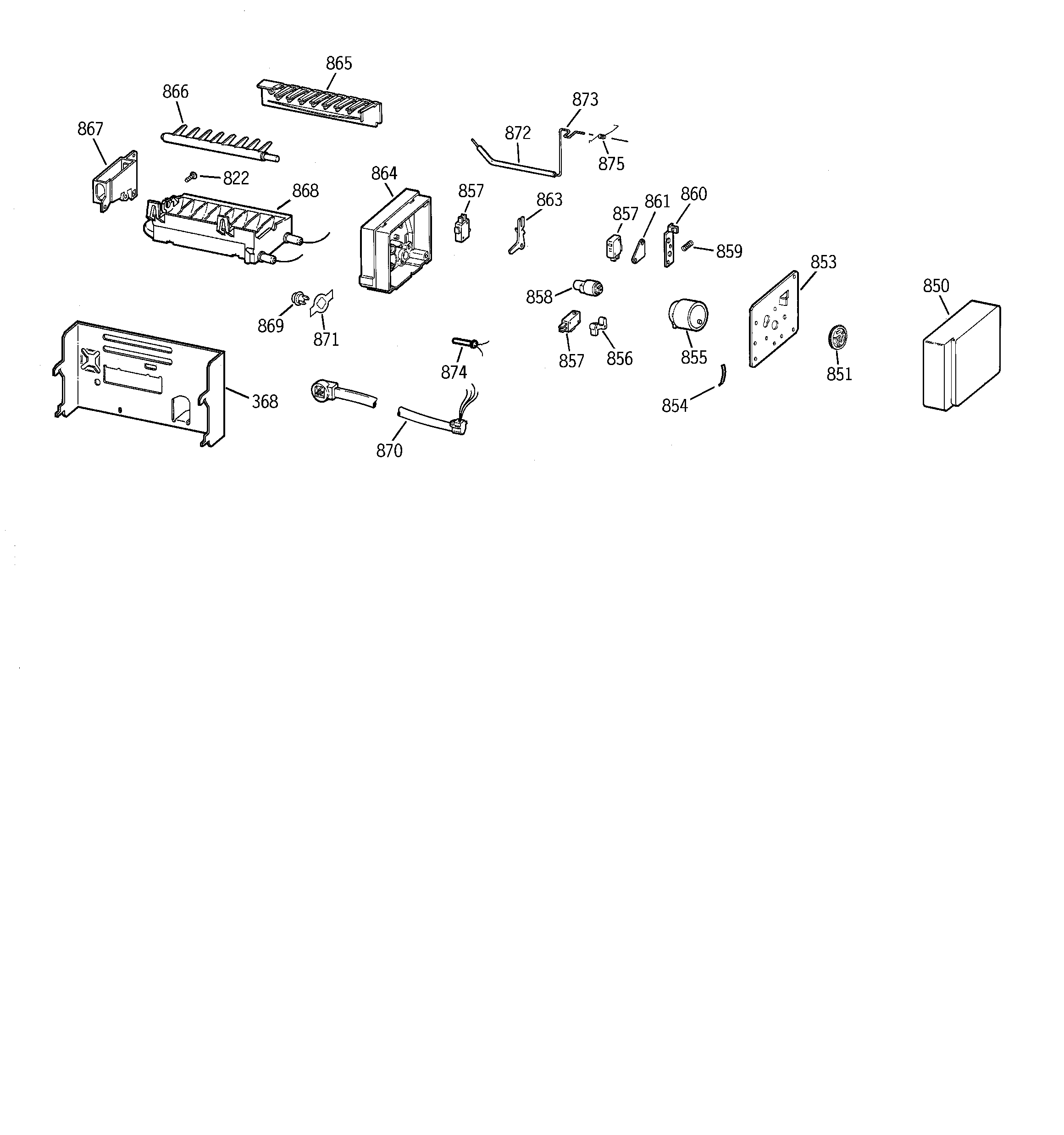GE TFK28ZRBEAA icemaker wr30x0331 diagram