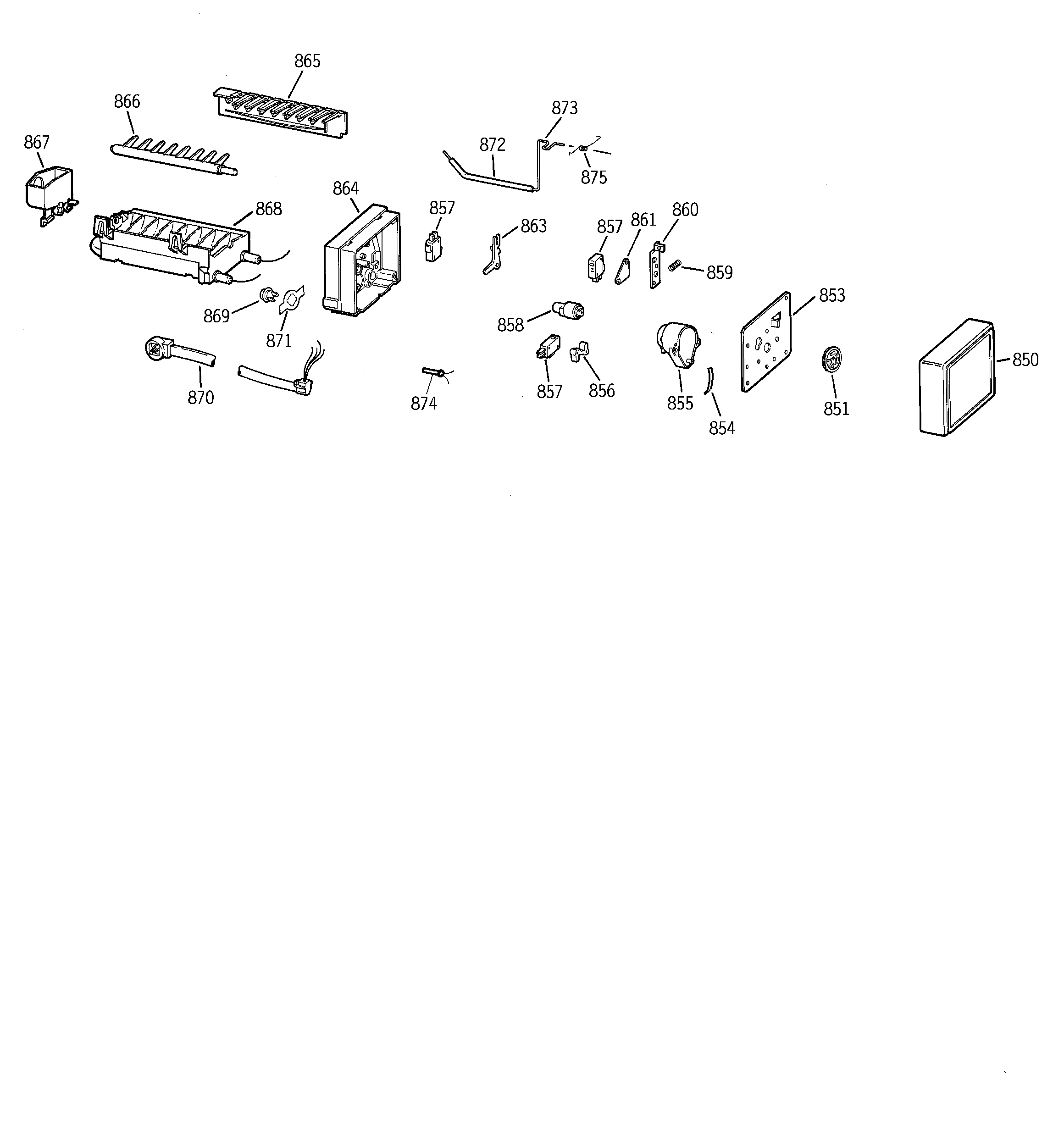 GE TFT25JWBEAA icemaker wr30x0327 diagram